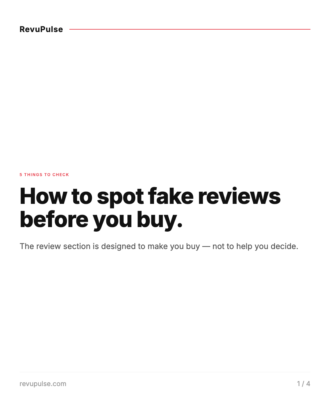 Instagram slide 01 without skill — wrong red accent, no logo